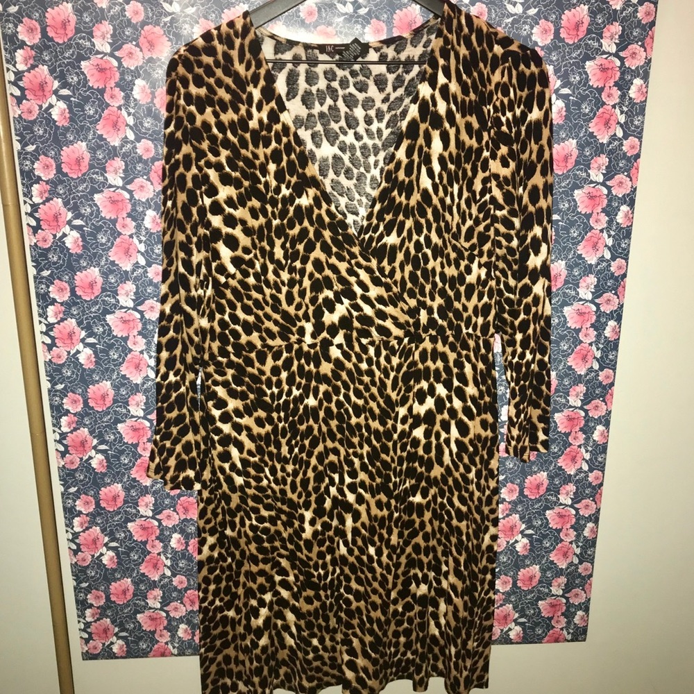 Cheetah printed dress
